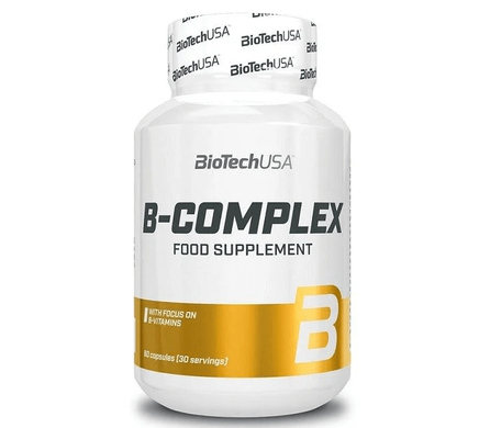 Комлекс витаминов B B-Complex BioTech USA 60 капсул