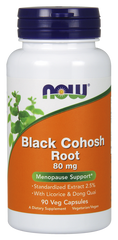 Клопогон Black Cohosh Root Now Foods 80 мг 90 капсул