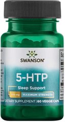 5-HTP 5- гідрокси L-триптофан Swanson 200 мг 60 капсул