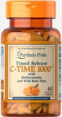 Фотография - Витамин С с биофлавоноидами C-Time 1000 with Bioflavonoids Puritan's Pride 1000 мг 60 каплет
