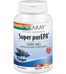 Фотография - Супер ЕПК Super purEPA Solaray 1200 мг 90 капсул