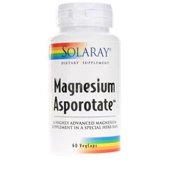 Аспарат магния Magnesium Asporotate Solaray 400 мг 60 капсул