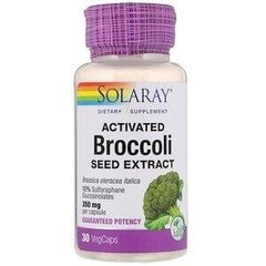 Брокколі активований екстракт насіння Broccoli Solaray 350 мг 30 капсул