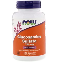 Фотография - Глюкозамін сульфат Glucosamine Sulfate Now Foods 750 мг 120 капсул
