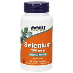 Селен Selenium Now Foods 200 мкг 90 капсул