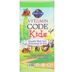 Фотография - Витамины для детей Vitamin Code Kids Garden of Life 30 вишня жевательных конфет