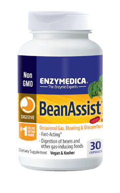 Фотография - Фермент для переваривания сложных углеводов BeanAssist Enzymedica 30 капсул