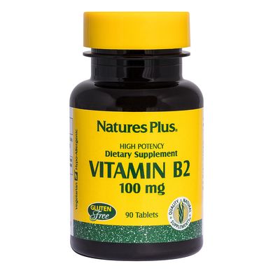 Витамин В2 Рибофлавин Vitamin B2 Nature's Plus 100 мг 90 таблеток