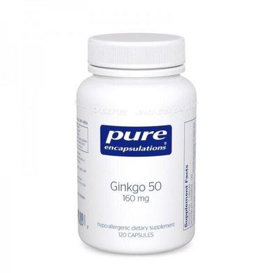 Фотография - Гинкго Билоба Ginkgo Biloba Pure Encapsulations 160 мг 120 капсул