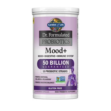 Пробіотики для настрою Dr. Formulated Probiotics Mood+ Shelf-Stable Garden of Life 60 капсул