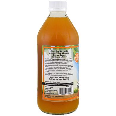 Яблочный уксус Apple Cider Vinegar Detox Tonic Dynamic Health 473 мл