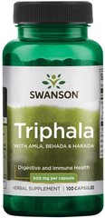 Фотография - Трифала Triphala Swanson 500 мг 100 капсул