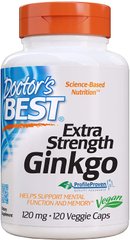 Фотография - Гінкго Білоба Extra Strength Ginkgo Doctor's Best 120 мг 120 капсул