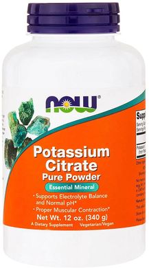 Калий цитрат Potassium Citrate Now Foods 340 г
