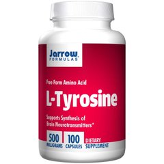 Фотография - L- тирозин L-Tyrosine Jarrow Formulas 500 мг 100 капсул