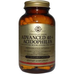 Пробиотики Probiotics Solgar Ацидофилус 40+ 120 капсул