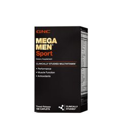 Витамины и минералы Mega Men Sport GNC 180 капсул