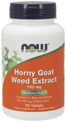 Фотография - Горянка з макой Horny Goat Weed Now Foods екстракт 750 мг 90 таблеток