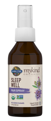 Фотография - Органическая травяная смесь для сна Sleep Well MyKind Organics Garden of Life спрей 58 мл