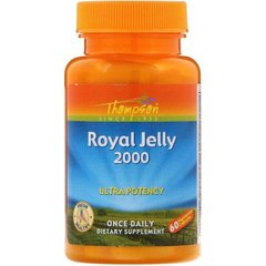 Фотография - Маточное молочко Royal Jelly Thompson 2000 мг 60 капсул