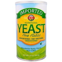 Пищевые дрожжи Nutritional Yeast KAL мелкие хлопья 220 г