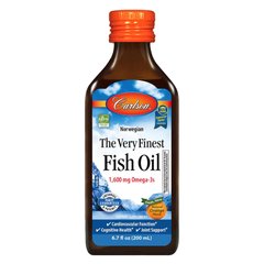 Фотография - Рыбий жир The Very Finest Fish Oil Carlson Labs лимон 500 мл