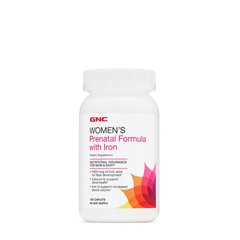Вітаміни для вагітних Women's Prenatal Formula with Iron Formula GNC 120 капсул