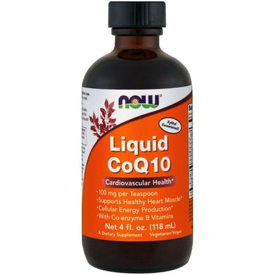 Фотография - Коэнзим Q10 Liquid CoQ10 Now Foods жидкий апельсин 118 мл