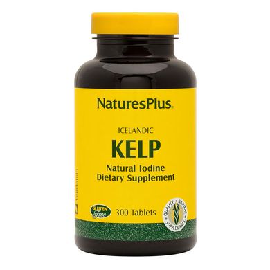 Фотография - Ламінарія Kelp Nature's Plus 300 таблеток