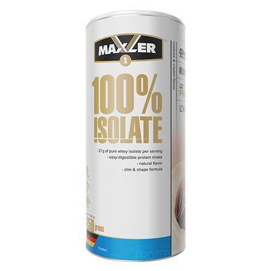 Фотография - Протеин 100% Isolate Maxler печенье сливки 450 г