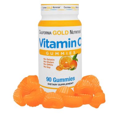Фотография - Вітамін C Vitamin C Gummies California Gold Nutrition 90 жувальних конфет