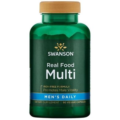 Фотография - Витамины для мужчин Real Food Multi Men's Swanson 90 капсул