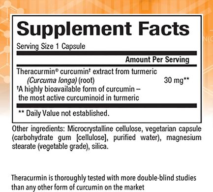 Куркумин Curcumin Natural Factors 300 мг 60 капсул