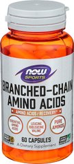 BCAA амінокислоти Amino Acids Now Foods 60 капсул