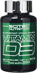 Фотография - Вітамін D3 Vitamin D3 Scitec Nutrition 250 капсул