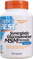 Фотография - Глюкозамін Synergistic Glucosamine MSM Formula Doctor's Best 180 капсул
