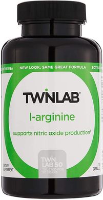 L-Аргинин L-Arginine Twinlab 100 капсул