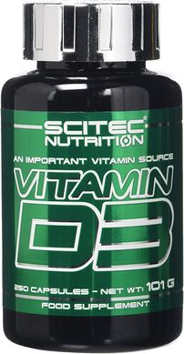 Фотография - Вітамін D3 Vitamin D3 Scitec Nutrition 250 капсул
