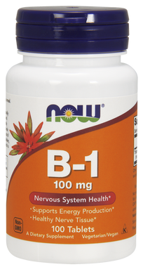 Вітамін В1 Тіамін Vitamin B1 Now Foods 100 мг 100 таблеток