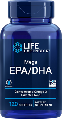Фотография - Рыбий жир Mega EPA/DHA Life Extension 120 капсул