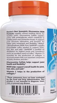 Фотография - Глюкозамін Synergistic Glucosamine MSM Formula Doctor's Best 180 капсул
