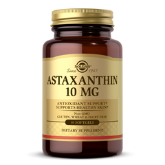 Астаксантин Astaxanthin Solgar 10 мг 30 капсул