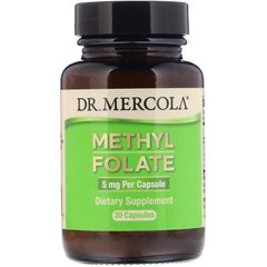 Фотография - Вітамін В9 Фолат Folate Dr. Mercola 5 мг 30 капсул