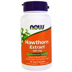 Екстракт Глоду Hawthorn Now Foods 300 мг 90 капсул