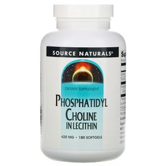 Фотография - Фосфатидилхолін лецитину Phosphatidyl Choline Source Naturals 420 мг 180 капсул
