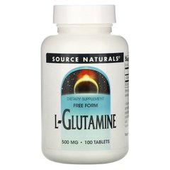 Глютамін L-Glutamine Source Naturals 500 мг 100 таблеток
