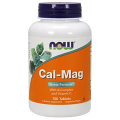Кальцій і магній стрес формула Cal-Mag Now Foods 100 таблеток