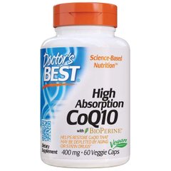 Фотография - Коензим Q10 High Absorbtion CoQ10 with BioPerine Doctor's Best 400 мг 60 капсул