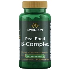 Комплекс вітамінів В Real Food B-Complex Swanson 60 капсул