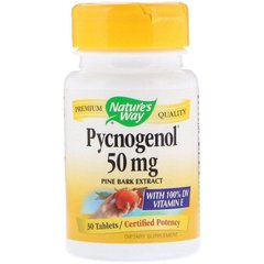 Пікногенол (кора сосни) Pycnogenol Nature's Way 50 мг 30 таблеток